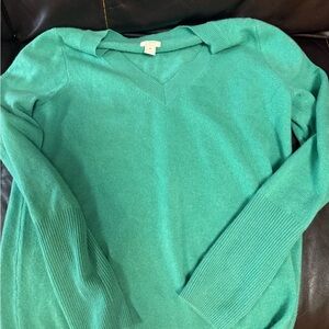 J. Crew Cashmere V-Neck Sweater
